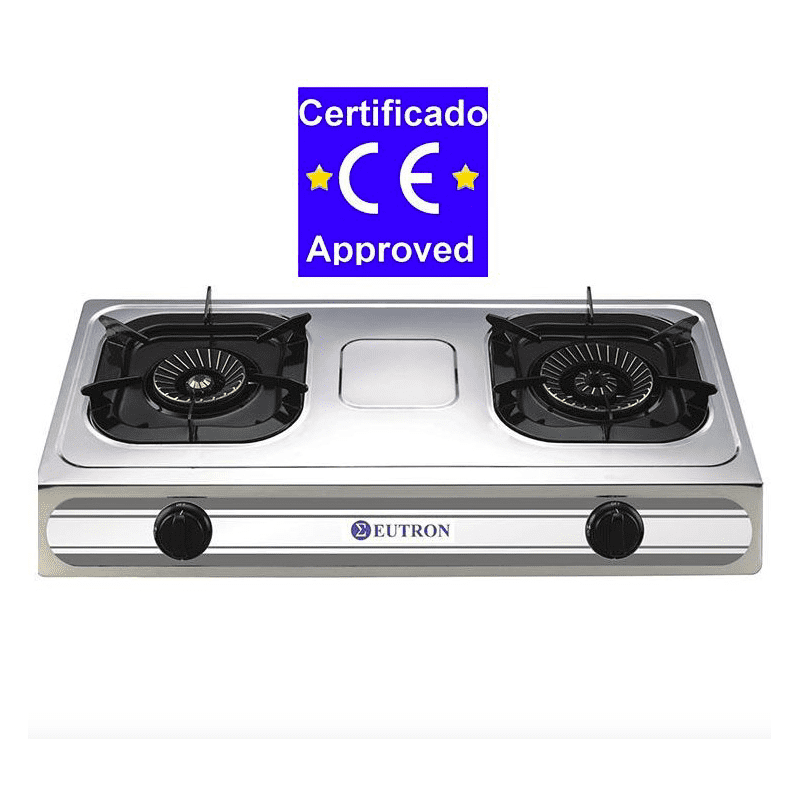 Cocina sobremesa de gas 2 fuegos con Termopar Cocina sobremesa de gas 2 fuegos con Termopar