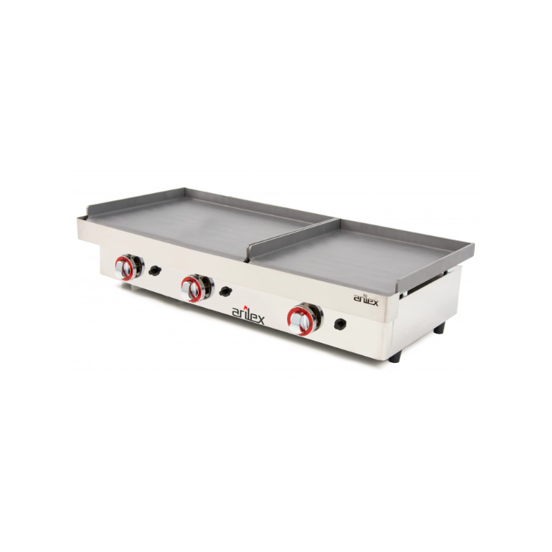 Plancha DUO a Gas Acero Laminado 60+60cm Plancha DUO a Gas Acero Laminado 60+60cm