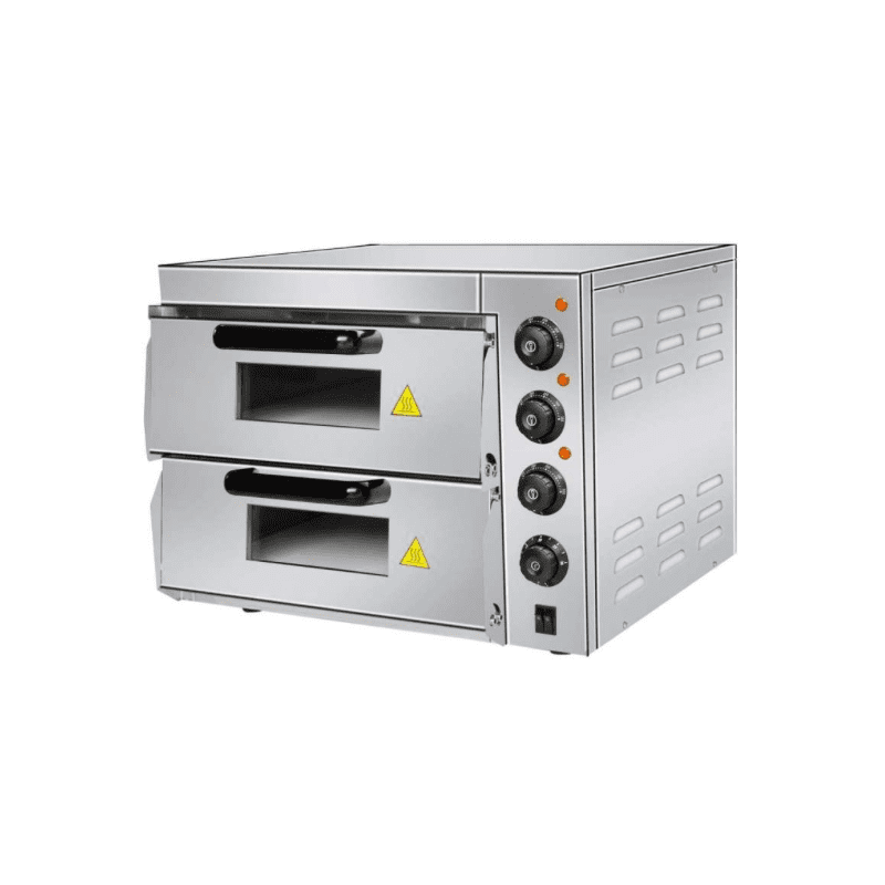 Horno de pizza compacto eléctrico 2 pisos Horno de pizza compacto eléctrico 2 pisos