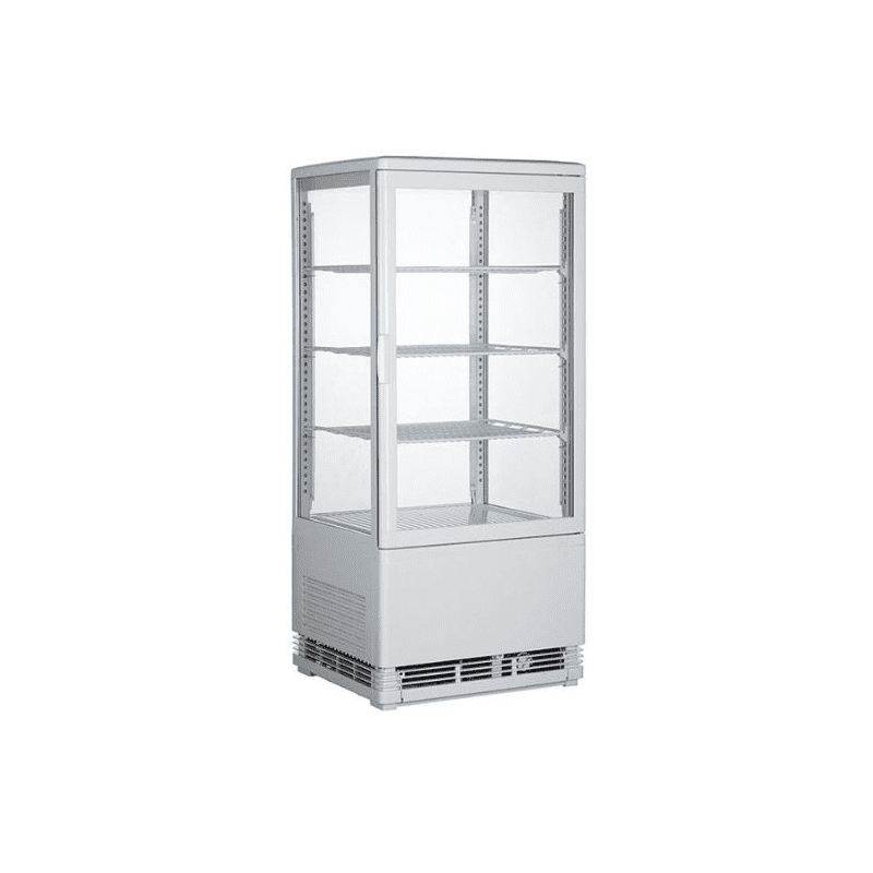 Expositor vitrina Refrigerado 4 Caras 78 litros Blanco Expositor vitrina Refrigerado 4 Caras 78 litros Blanco