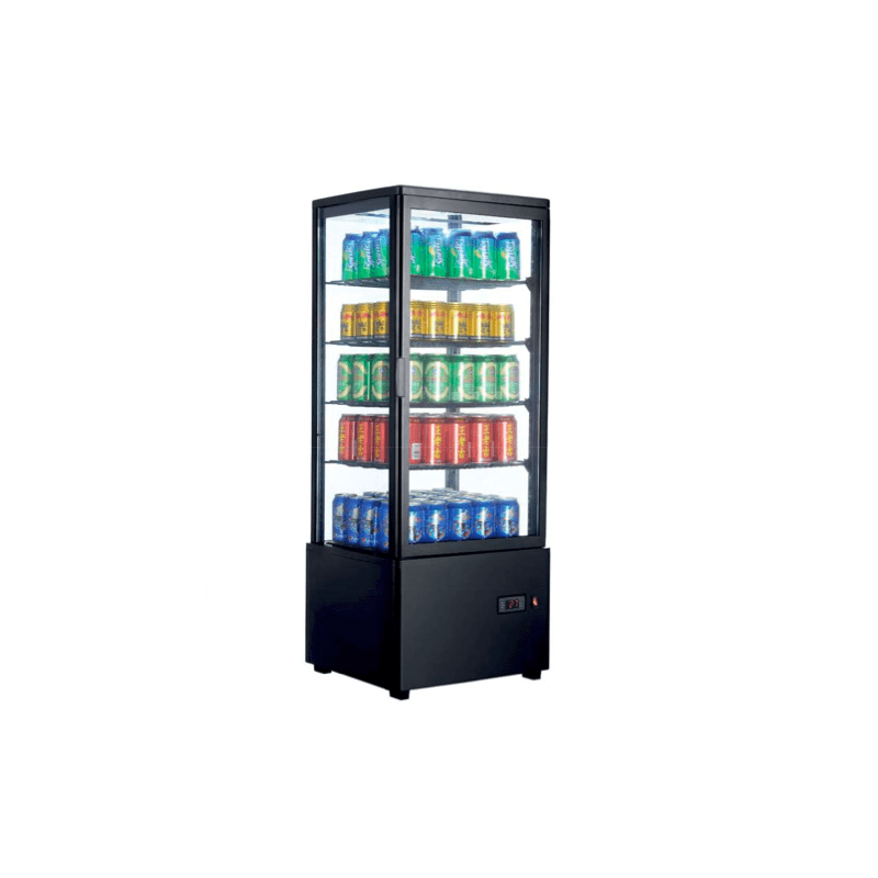 Expositor Refrigerado 4 Caras 98 litros negro Expositor Refrigerado 4 Caras 98 litros negro